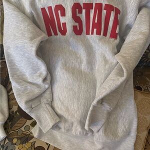 Gray NC State Men's Sweatshirt